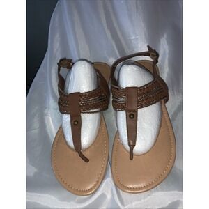 Faded Glory Size 9 Brown Thong Sandals‎